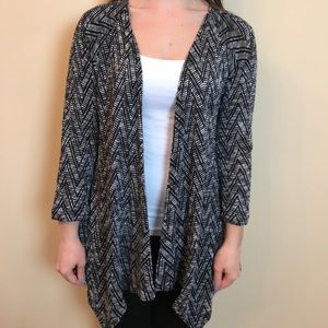 Open Sweater Geometric Design